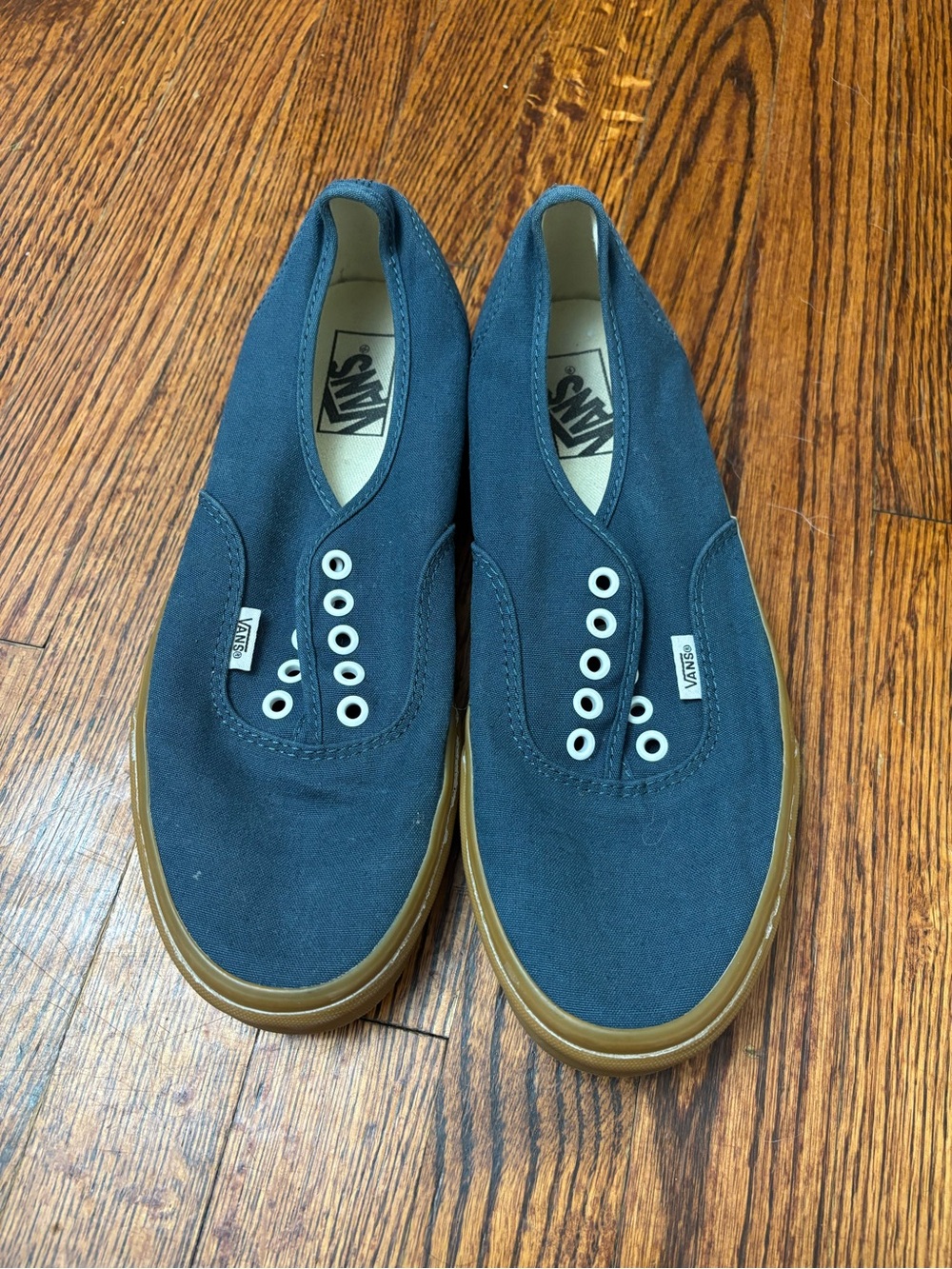 Vans Canvas in Navy with Gum Outsole